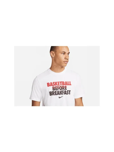 Baschet tricou Nike alb