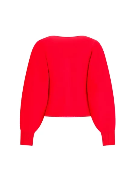 Kardigan Jacquemus wełniany czerwony