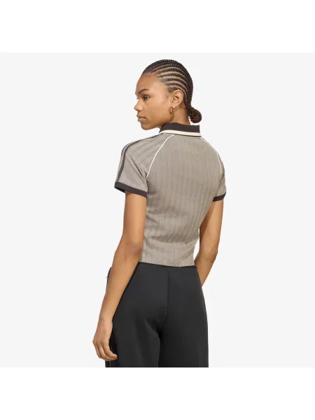 Polokošeľa Adidas Originals hnedá