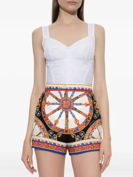 Body Dolce & Gabbana din dantelă alb