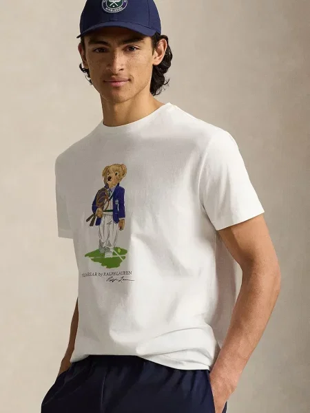 Ralph Lauren Koszulki Mężczyzna XL Ralph Lauren Tops > T-Shirts biały