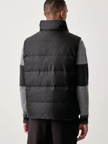Calvin Klein férfi kifordítható mellény fekete
