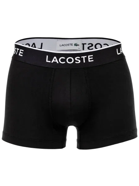 Lacoste boxeralsó 3 db fekete férfi fehér
