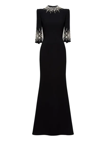 Rochie maxi Jenny Packham de costum negru