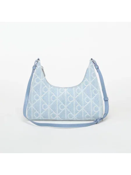 Torba Calvin Klein Emblem Aop Denim Sho Blue Universal niebieska