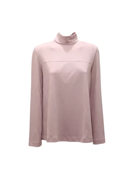 Dzianinowy sweter Max Mara różowy