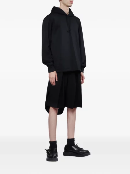 Hanorac cu glugă Comme Des Garcons Homme Plus cu cordon negru