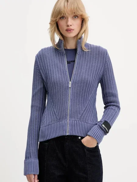 Karl Lagerfeld Jeans cardigan din violet
