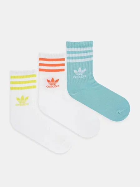 Чорапи adidas Originals бяло