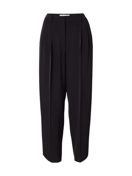 COMMA Pantaloni cutați negru
