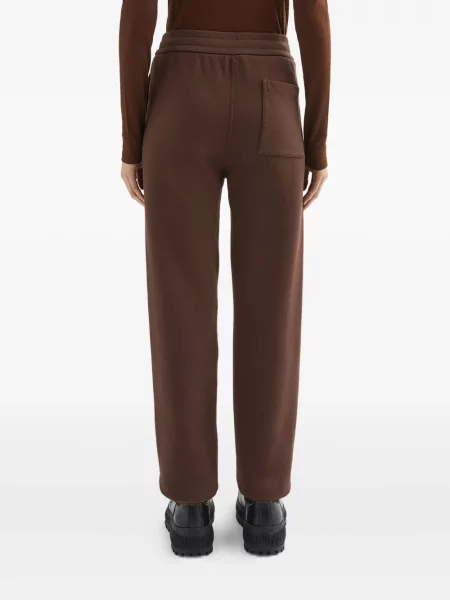 Pantaloni Jil Sander din material terry maro