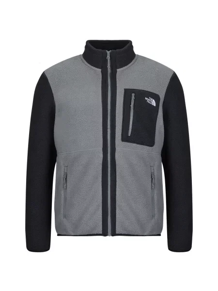 Pánska fleecová mikina The North Face Yumiori Full Zip smoked pearl/tn čierna