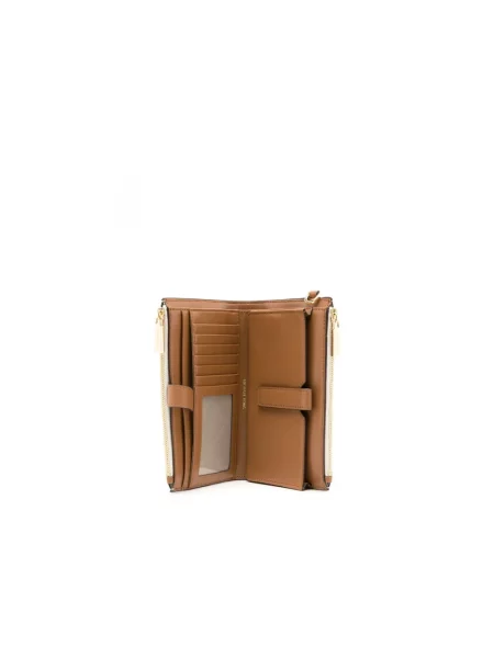 Portfel Michael Michael Kors biznesowy z logo biały