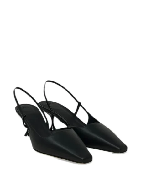 Pantofi cu toc 3juin slingback negru