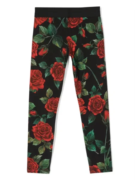 Legginsy dziecięce Dolce And Gabbana czarne