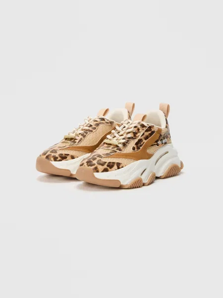 STEVE MADDEN Sportbačiai be auliuko POSSESSION-E tamsiai rusva / kapučino / tamsiai ruda