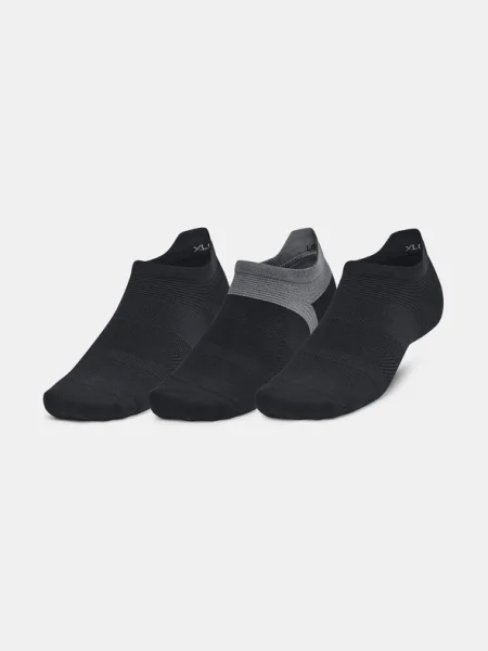 Șosete Under Armour AD Run Lite NS Black/ Black/ Reflective XL negru