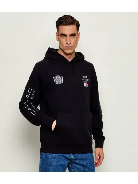 Tommy Hilfiger Hanorac | Tommy Hilfiger x Cadillac Formula 1 Team negru