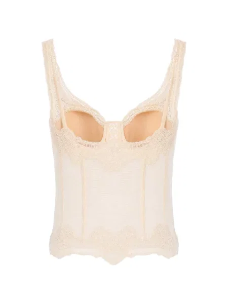 Top Ermanno Scervino din dantelă