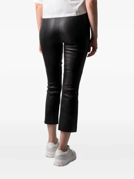 Pantaloni Vince din piele negru