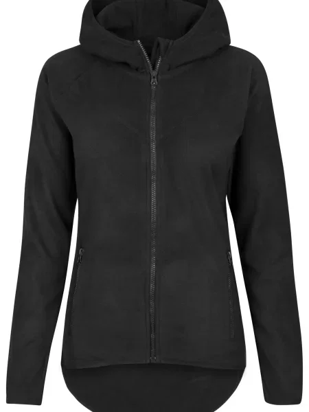 Hanorac cu glugă Urban Classics din fleece negru