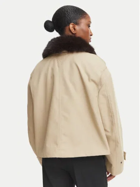 TOMMY HILFIGER Přechodná bunda / černá béžová