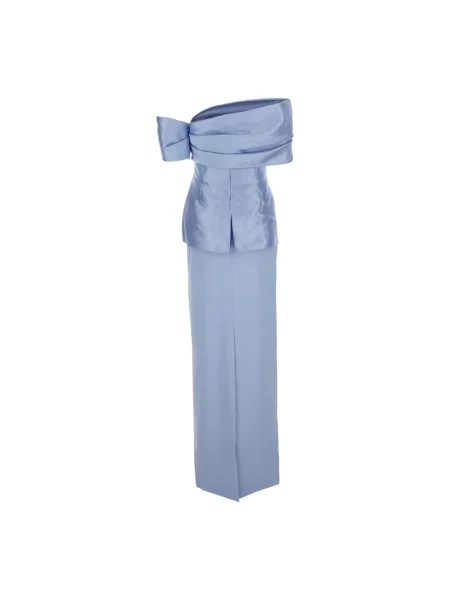 Sukienka maxi Solace London niebieska
