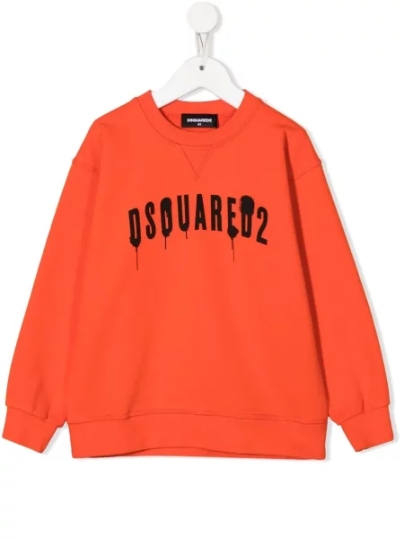 Bluza dziecięca Dsquared2 pomarańczowa