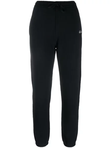 Pantaloni Mc2 Saint Barth cu broderie negru