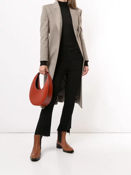 Decupat blugi Mother negru