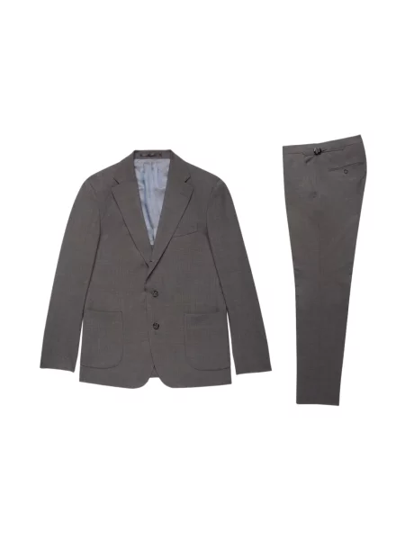 Garnitur Brooks Brothers wełniany szary