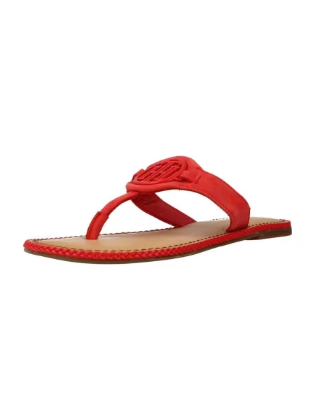 Pantofi Tommy Hilfiger fără toc roșu
