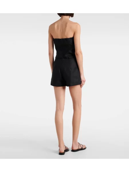 Pantaloni scurți Faithfull de in negru