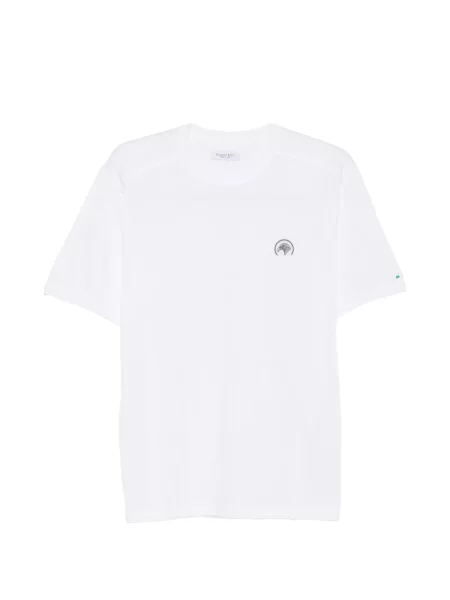 Tricou Stefano Ricci cu decolteu rotund alb