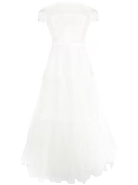 Rochie maxi Ana Radu de costum alb