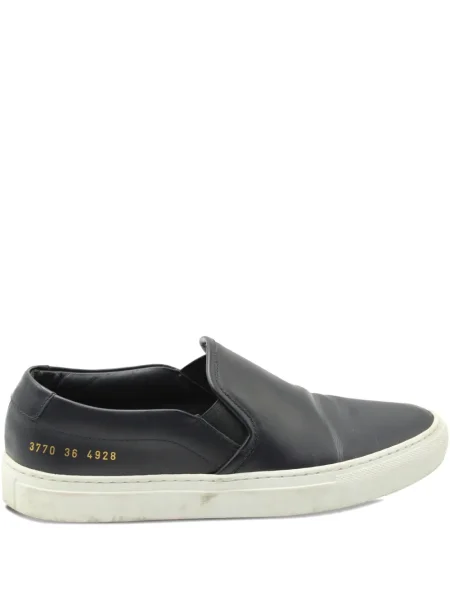 Sneakerși Common Projects din piele slip-on negru