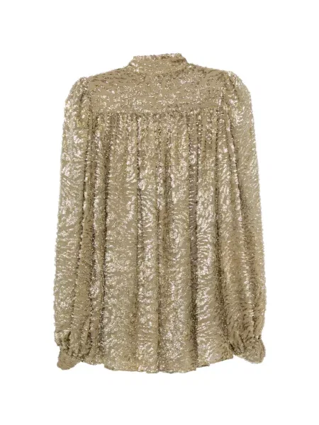 Bluză Elie Saab cu funde verde