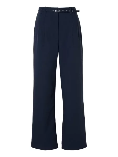 Abercrombie & Fitch Pantaloni cutați SLOANE bleumarin