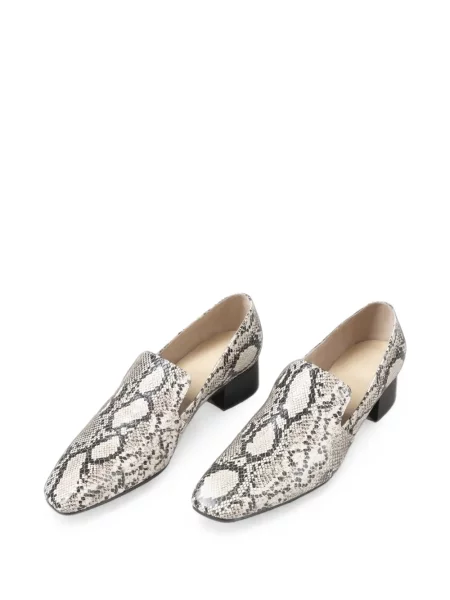 Pantofi loafer Cordera cu model piele de șarpe