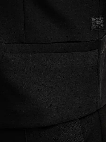 Безрукавка G-Star однобортна чорний