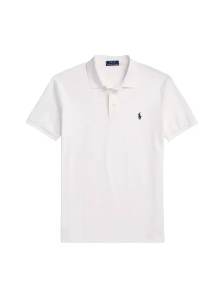 Koszulka polo o kroju regular fit z mieszanki bawełny Polo Ralph Lauren biała