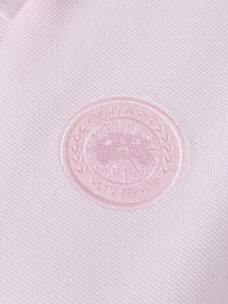 Polo Canada Goose cu autograf roz