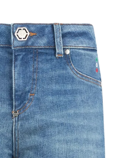 Džínsy Philipp Plein modrá