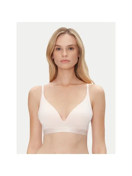 BOSS Bralette melltartó rózsaszín