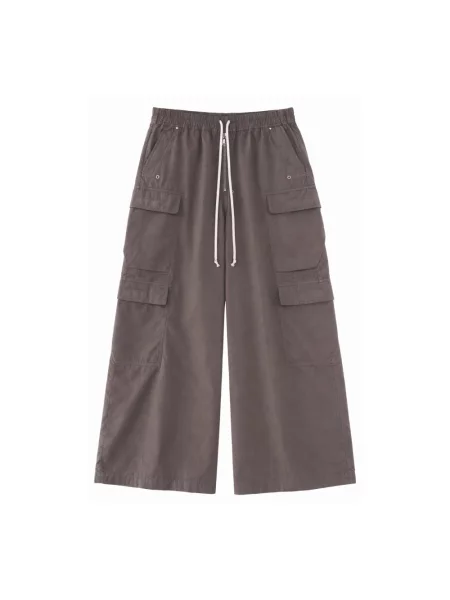 Spodnie cargo Rick Owens brązowe