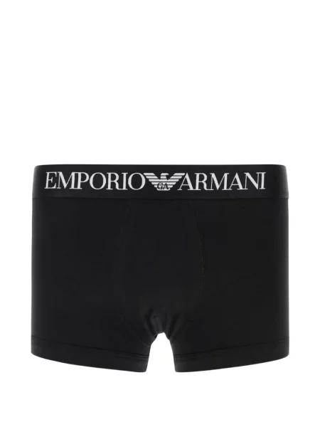 Boxeri Emporio Armani cu autograf negru