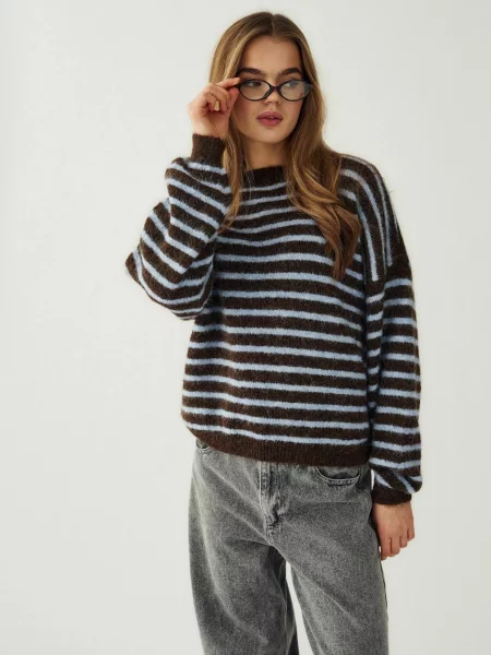 Noella Pulover N-Mafalda Knit maro