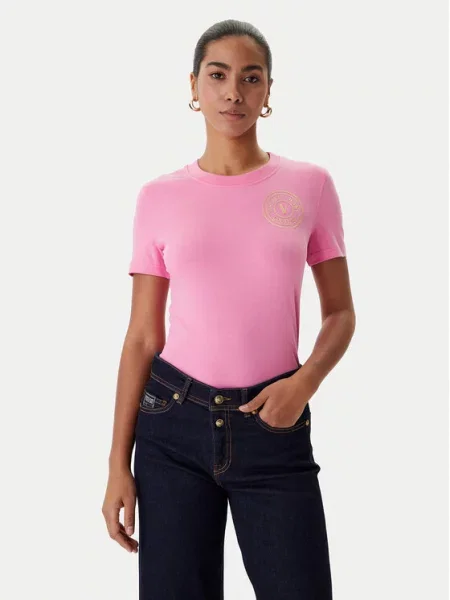 Versace Jeans Couture T-Shirt ροζ