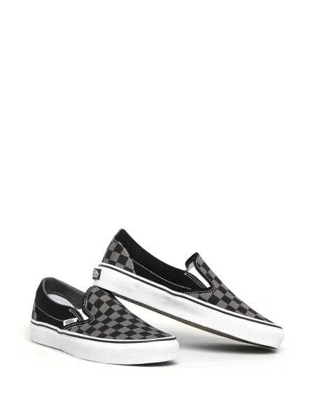 Sneakerși Vans în carouri slip-on negru