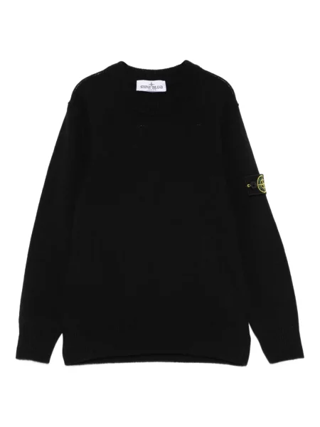 Sweter dziecięcy Stone Island czarny